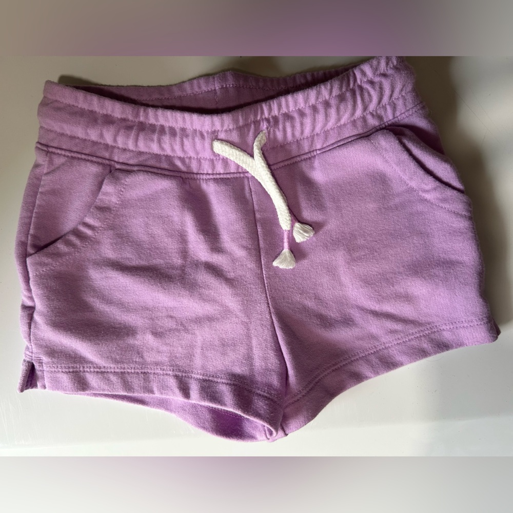 Cat & Jack Purple and White Relaxed Fit Shorts